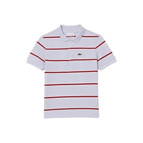 LACOSTE Поло Светло-Синий Детский
