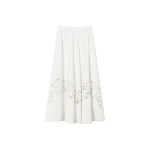 TWINSET Milano Повседневный Длинный Юбка Женская Белая