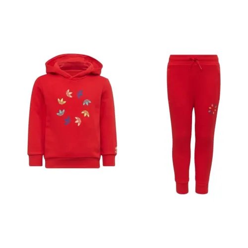 Adidas Originals Повседневная спортивная одежда Красный для детей 3-7 лет