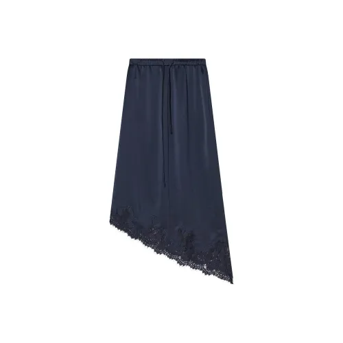 COVERINS Повседневный длинный юбка женский темно-синий