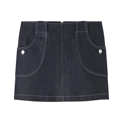A.P.C x Katie Holmes SS24 Джинсовые короткие юбки Женские Индиго