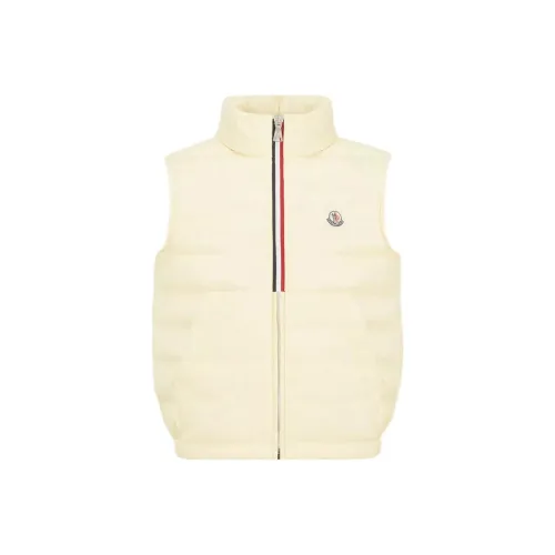 Moncler Детский жилет Apatou Пуховик Светло-желтый для малыша