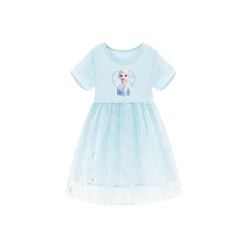 Disney Детское платье синего цвета для детей в возрасте 3-7 лет