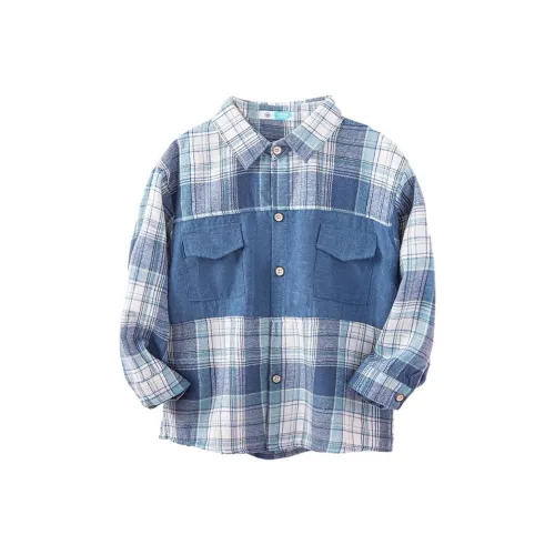 October Mommy Blue Kids Рубашки