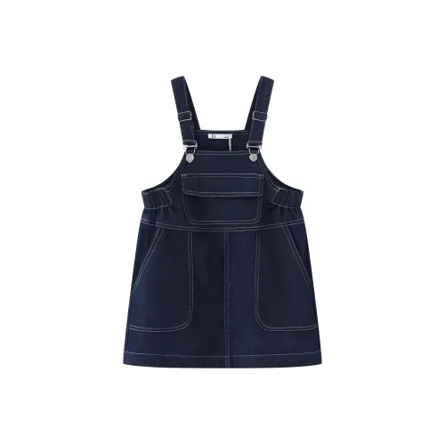 E.I Детское платье цвет синий