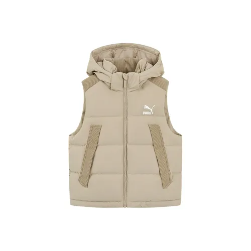 PUMA Пуховый жилет Sportstyle Series с капюшоном пуховый жилет песочный хаки детский