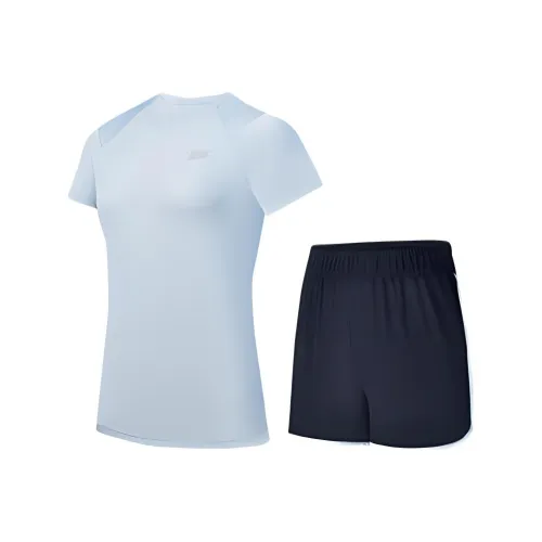 QIAODAN Фитнес Комплект Женский Dream Blue Emerging Blue