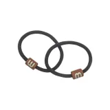 Минималистский стиль, прочная резинка для волос, 1 упаковка (темно-коричневый)