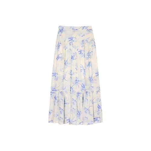 Maje Повседневный Длинный Юбка Женские Многоцветный