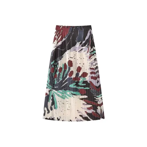 PLAY BUSH Повседневная длинная юбка женская цвет как на изображении