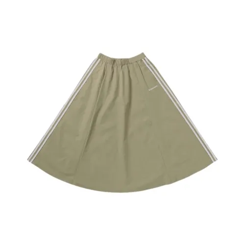 Converse Повседневный Длинный Юбка Женские Khaki