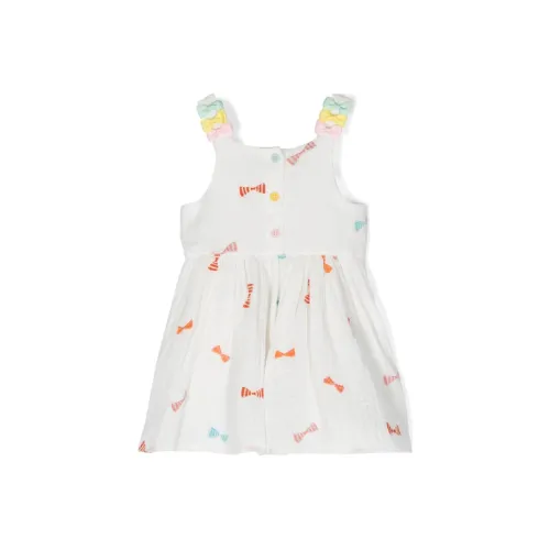 Stella McCartney Малыш Платье Малыш Экрю