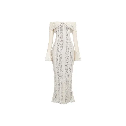 HOUSE OF CB Belle Вечернее Платье Женское Кремовый Кремовый