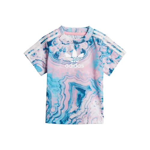 Adidas Originals T-Shirt Синий Розовый Для Малышей и Детей