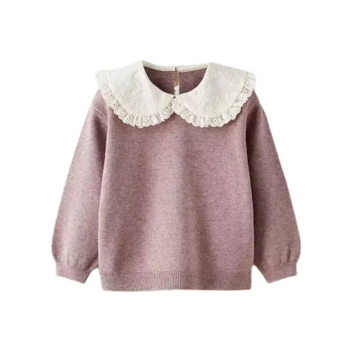 ZARA Темно-фиолетово-красные Kids Свитеры
