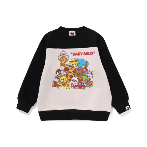 A BATHING APE Детская одежда Milo (фиолетовый) UFO Game Crewneck Свитер Детский