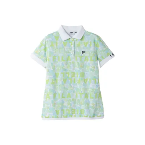 FILA Golf Series Зеленая Женская Одежда для Гольфа