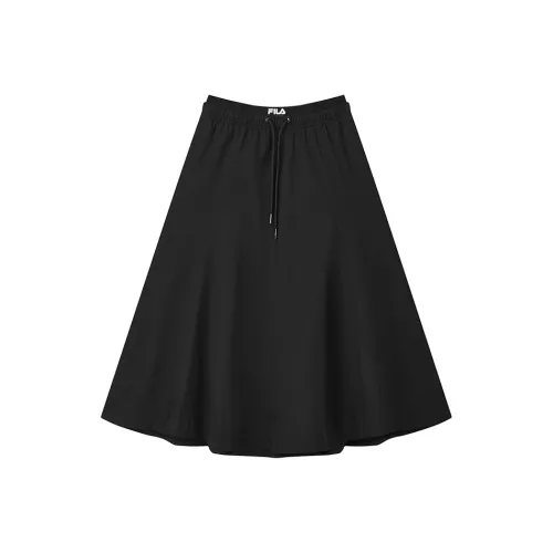 FILA MILANO Collection Повседневная Длинная Юбка Женская Глубокий Черный