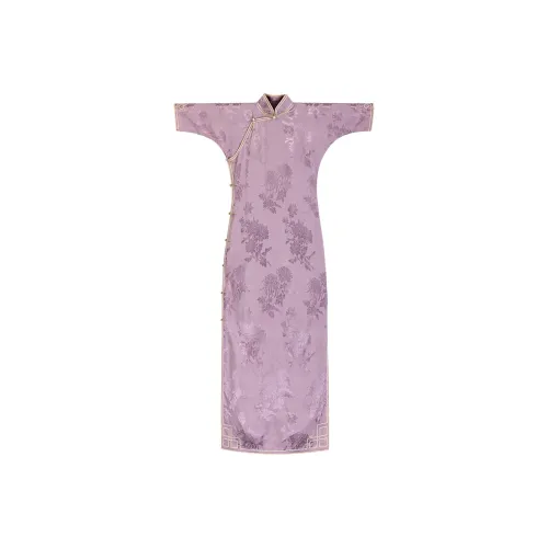 YICHENGFENGXU Чонсам Женский Фиолетовый