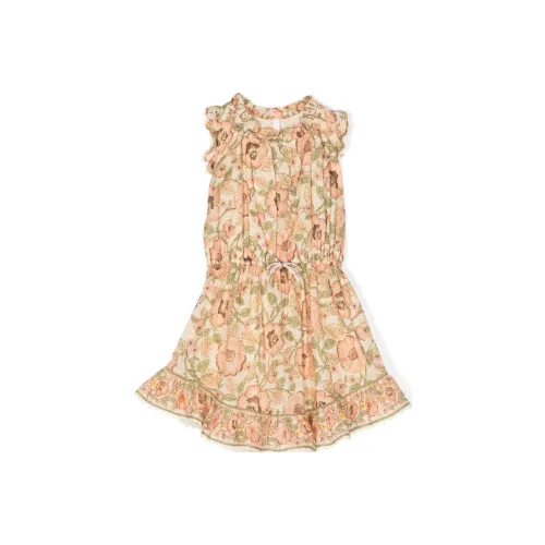 Zimmermann SS24 Платье Детское Светлый Бежевый