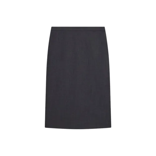 THEORY Повседневный Длинный Юбка Женская Угольно-Серый