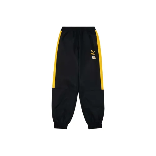 PUMA Вязаные спортивные брюки для детей черные