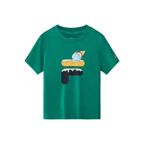 FILA KIDS T-рубашка Hedge зеленая детская