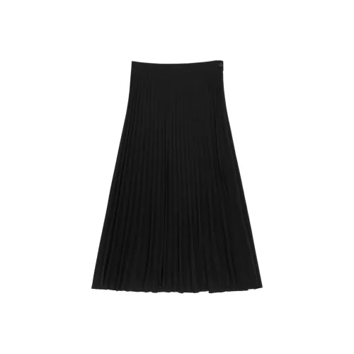 MM6 Maison Margiela совместный бренд FW24 Повседневная длинная юбка Женская Черная