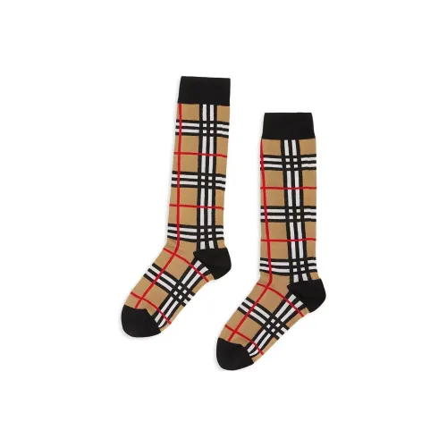 Burberry Архивный бежевый Kids Носки