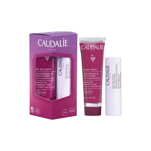OUTILI THé DES Vignes Duo Hands And LIP Care Hand Крем 30 мл + Lip Balm 4,5 г Hydrating Два предмета комплект