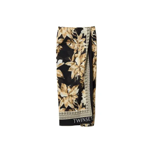 Юбка TWINSET Milano Wrap Женская Черная