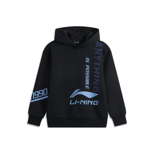 LINING YOUNG Sports Life Collection Черный Школьный возраст Толстовки