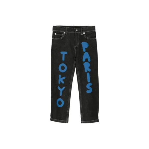 KENZO Черные Джинсы для Детей