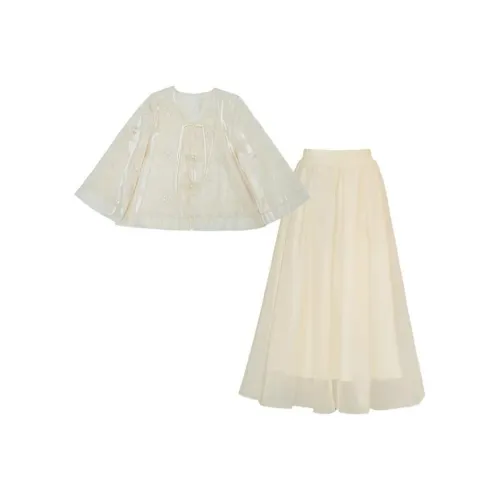 SONDR Комплект с юбкой Женские Абрикос