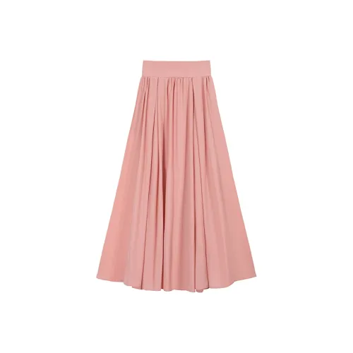 PLANE DRIFT Повседневная длинная юбка женская оранжево-розовая