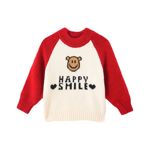 Mami Macca Свитер Красный Детский Возраст 3-7 лет