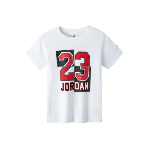 Джордан T Рубашка Чисто белый Children Возраст 3-7 лет