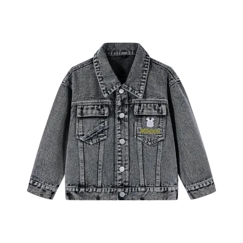 BOBDOG Черные Детские джинсовые рубашки