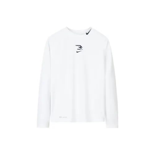 NIKE Чисто белый Школьный возраст Футболка