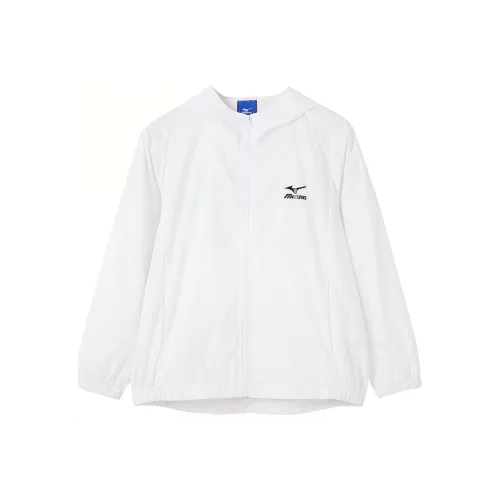 Mizuno Одежда с защитой от солнца Белый Подростки