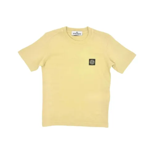 STONE ISLAND T-рубашка Светло-желтая Детская