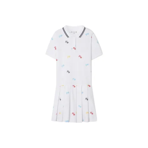 Tommy Hilfiger Белый 001 Kids Платья