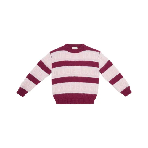 FENDI Красный Kids Свитеры