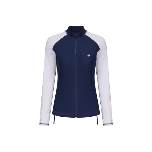 DECATHLON OLAIAN Спортивный костюм Женские Темно-синий Снег