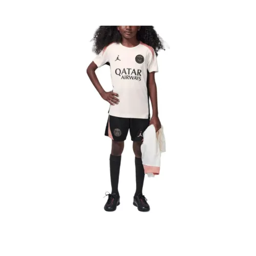Jordan Paris Saint GermainDri Форма Футбольная Рубашка FW24 Strike Third Светлый Айвори Подростки