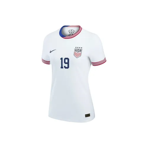 Nike Crystal Dunn USWNT 2024 Match Away Dri FIT ADV Футбол Джерси Женская Белая