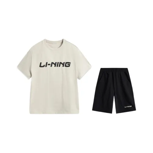 LINING YOUNG Повседневная спортивная одежда Рассвет Серый Черный для детей 3-7 лет