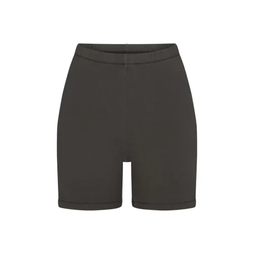 SKIMS SS24 Летняя коллекция На открытом воздухе Велосипед Короткие Велосипедные брюки Женские Промытый Оникс Промытый Агат