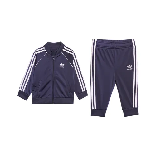 Adidas Originals Повседневная спортивная одежда Морской синий Белый Для малышей и детей дошкольного возраста