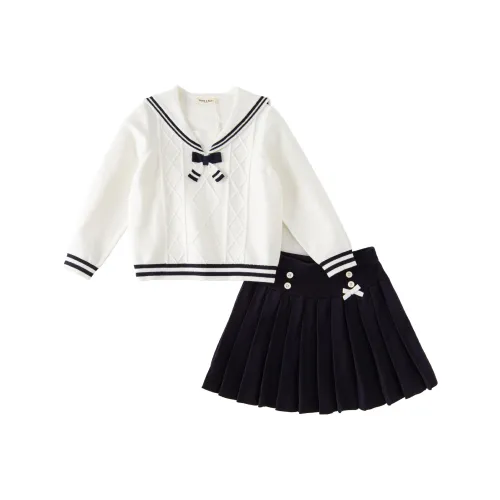 Детский комплект DAVE BELLA с юбкой белый